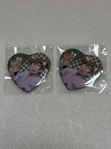 닌타마 란타로 난자타운 하트 캔뱃지 젠포지 잇사쿠