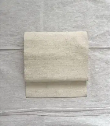 나고야 오비 자수 화이트