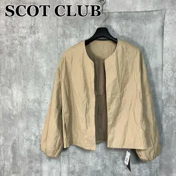 새상품 SCOT CLUB 노카라 자켓 38