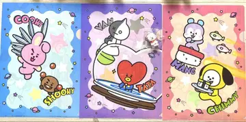BT21 쿠라스시 클리어 파일&피규어 RJ