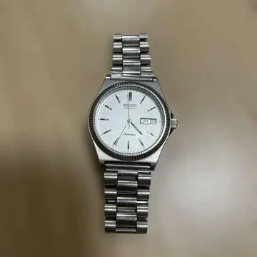세이코 크로노스 쿼츠 손목시계 데이데이트 7433-7010