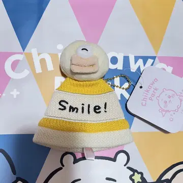 2새상품 치이카와 파크 마스코트 사이즈 니트 모자 키링 오데 치이카와