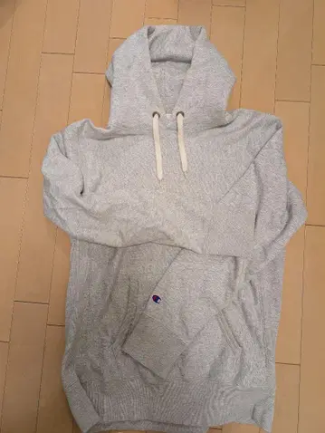 Champion Reverse Weave 후드티 L 사이즈 그레이