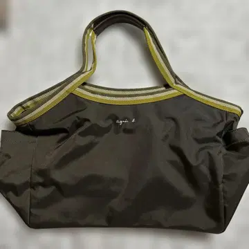 agnes b. VOYAGE 브라운 토트백