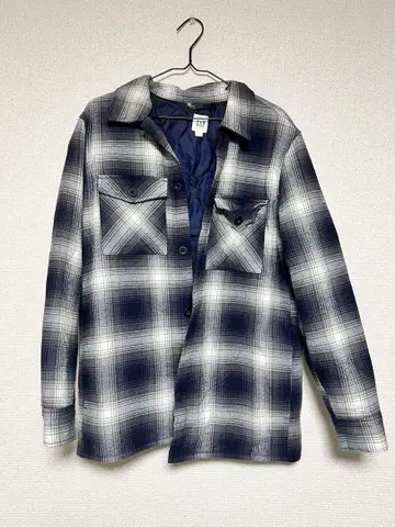 GAP 플란넬 셔츠 XS 네이비 계열 체크