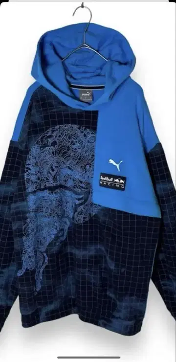 PUMA Red Bull 콜라보 레이싱 후드티 풀오버 F1