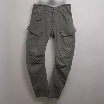 G-STAR RAW 카고 팬츠 올리브 그린 GSO1 입체 재단 가공
