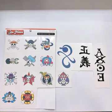 유니버셜 USJ ONEPIECE 원피스 타투 씰 2025