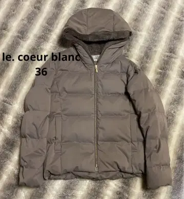 le. coeur blanc 르쿠르블랑 다운 자켓 36 코트