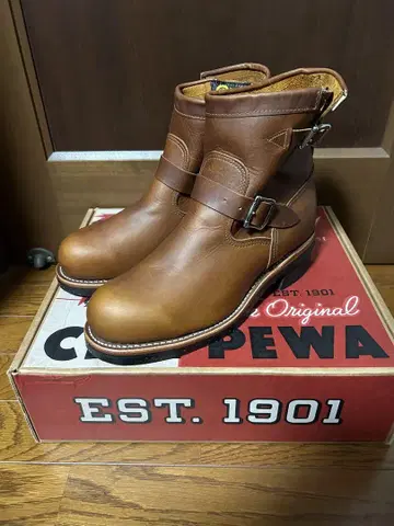 CHIPPEWA 엔지니어 부츠 브라운