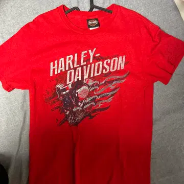 [캘리포니아 한정판] HARLEY-DAVIDSON 빨간색 T셔츠