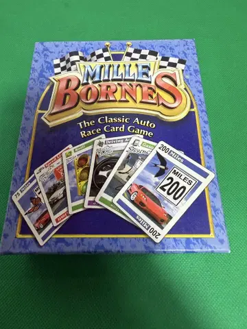 Mille Bornes 클래식 오토 레이스 카드 게임