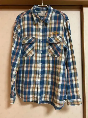 Armed Forces Manufacturer 체크 무늬 플란넬 셔츠 L