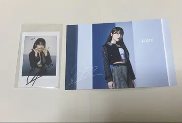 PassCode 타카시마 카에데 사인 폴라로이드&카드