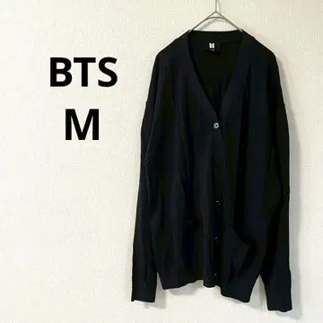 BTS 가디건 M 블랙 V넥