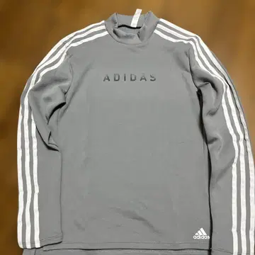 adidas 그레이 하이넥 긴팔 셔츠 A/M