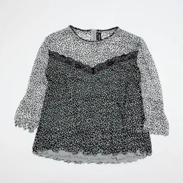 import Rossa 수입 로사 레이스 시어 티셔츠 블라우스 42