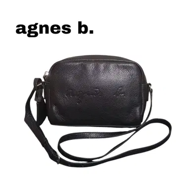 agnes b. 엠보싱 숄더백