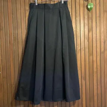 Dickies 블랙 플레어 롱 스커트