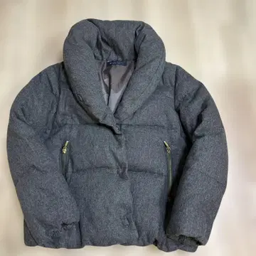 SPICK AND SPAN 그레이 다운 자켓 볼륨 옷깃