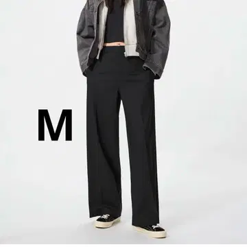 UNIQLO 스마트 와이드 팬츠 긴 길이