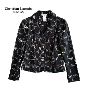 Christian Lacroix 크리스천 라크루아 올 패턴 자켓
