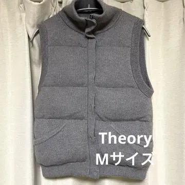 새상품 Theory 다운 베스트 M 사이즈 그레이