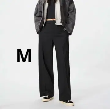 UNIQLO 스마트 와이드 팬츠 긴 길이