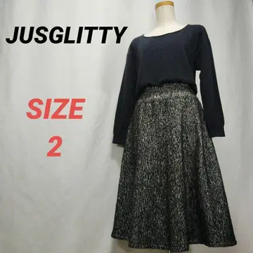 JUSGLITTY 저스길리티 도킹 원피스 트위드 블랙