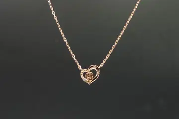 미사용 디즈니 KISS 콜라보 미녀와 야수 벨 목걸이 펜던트