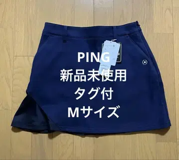 [미사용 새상품] 택 포함 핑 PING 네이비 블랙 네이비 스커트