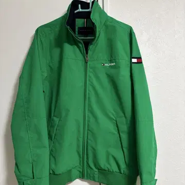 TOMMY HILFIGER 그린 나일론 자켓