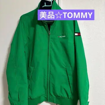 TOMMY HILFIGER 그린 나일론 자켓