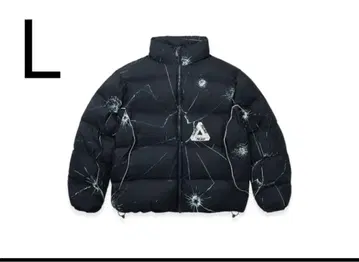 PALACE Ripstop Puffa 'Smashed' 사이즈 L