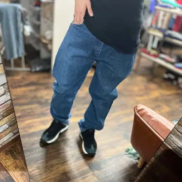 Wrangler 구제 의류 아메카지 W34 L30 스트레이트 데님 팬츠