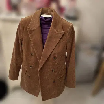 바나나리퍼블릭 더블 코듀로이 블레이저 테일러드 자켓 S - M