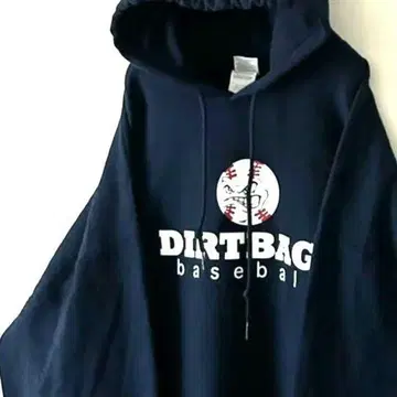 길단 DIRTBAGS 베이스볼 후드티 XL 네이비 구제 의류