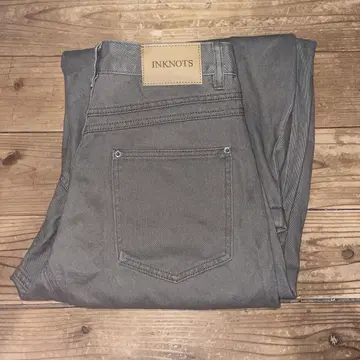 INKNOTS 브라운 벌룬 와이드 팬츠
