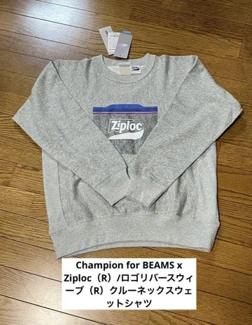BEAMS Champion Ziploc 맨투맨
