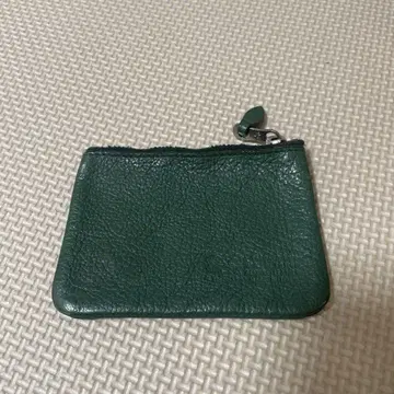 일비종떼 다크 그린 가죽 코인 케이스