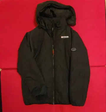 OUTDOOR 블랙 다운 자켓