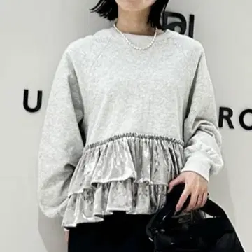 BEAUTY&YOUTH 맨투맨x벨로아 티어드 풀오버