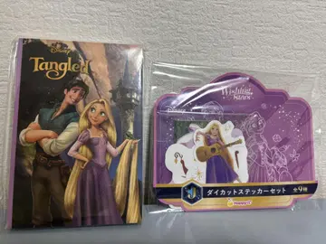 Disney 제일복권 라푼젤 엽서북 & 스티커 세트