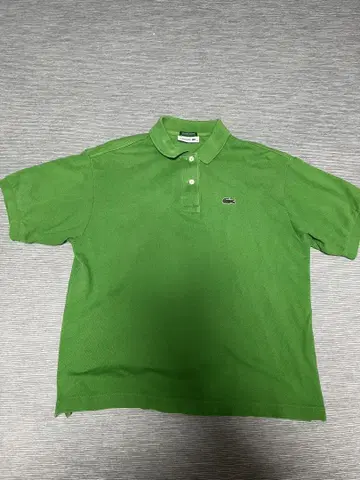 LACOSTE 그린 피케 셔츠 36