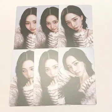 aespa LIVE TOUR 랜덤 트레이딩 카드 6종 컴프 카리나