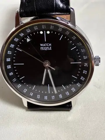 레어 최종 가격입니다. WATCH PEOPLE 블랙 아날로그 손목시계