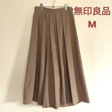 무인양품 MUJI 하카마 팬츠 M 베이지 가우초 하카마