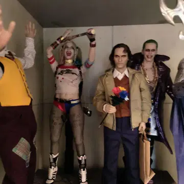 (하자품) 핫토이즈 할리퀸 & 조커 세트