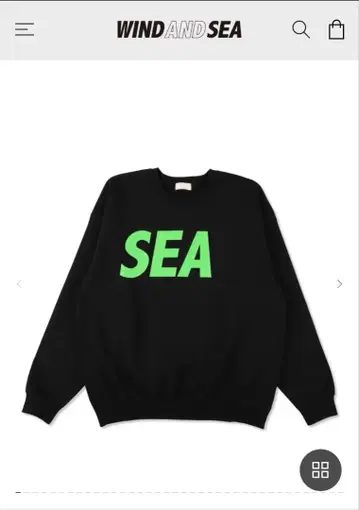 WIND AND SEA 크루넥 트레이닝복