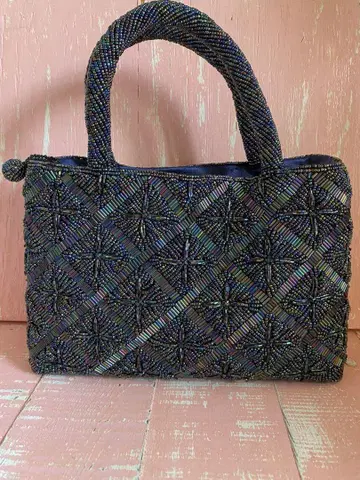 비즈 자수 다색 파티 백 cocosilk 핸드메이드